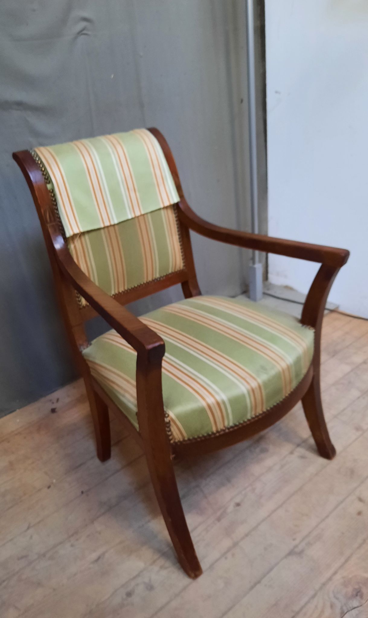 Nineteenth-century officer's chair