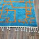 Large Moroccan rug made of natural wool, dimensions 250x150 cm, handmade.