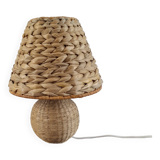 Woven table lamp