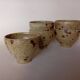 5 stoneware tea bowls