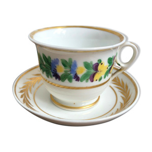 Tasse et Soucoupe Porcelaine