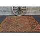 Vintage Turkish Oushak Handmade Wool Cotton Orange Area Rug 150x230