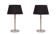 Two Tone Brass Aluminum table lamps 1980s Germany