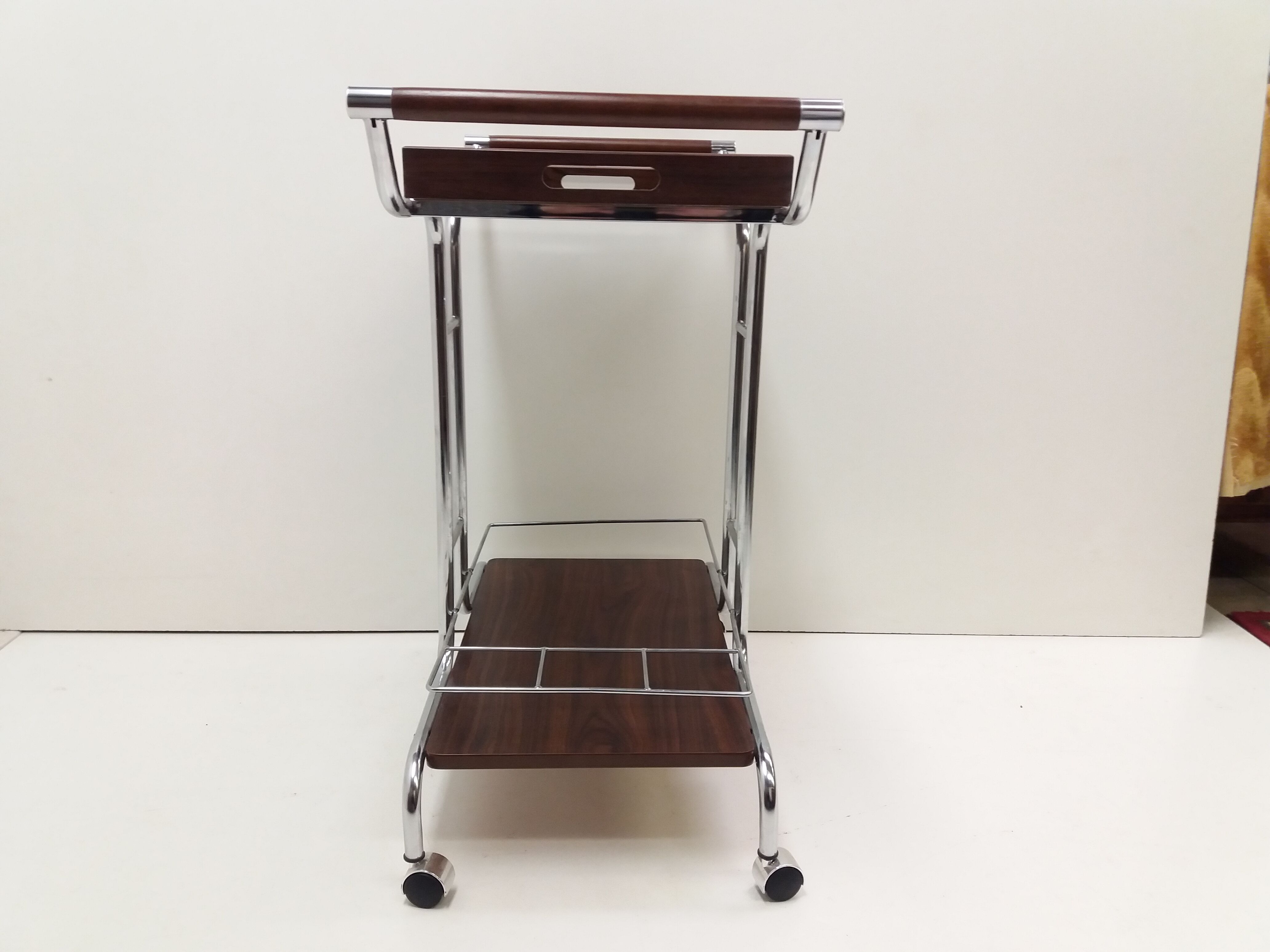 1980 Serving metal table, Czechoslovakia