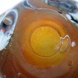 Cendrier coupelle vide-poche en verre soufflé La Bourboule