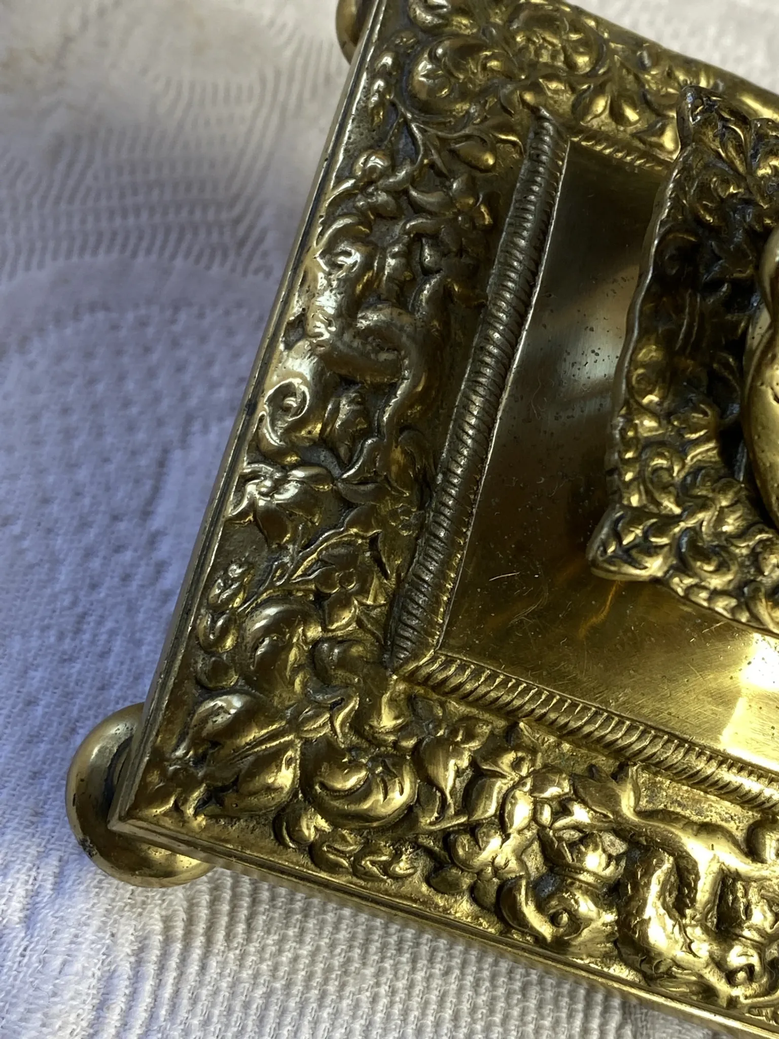 Bronze fish candlestick