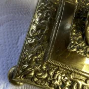 Bronze fish candlestick