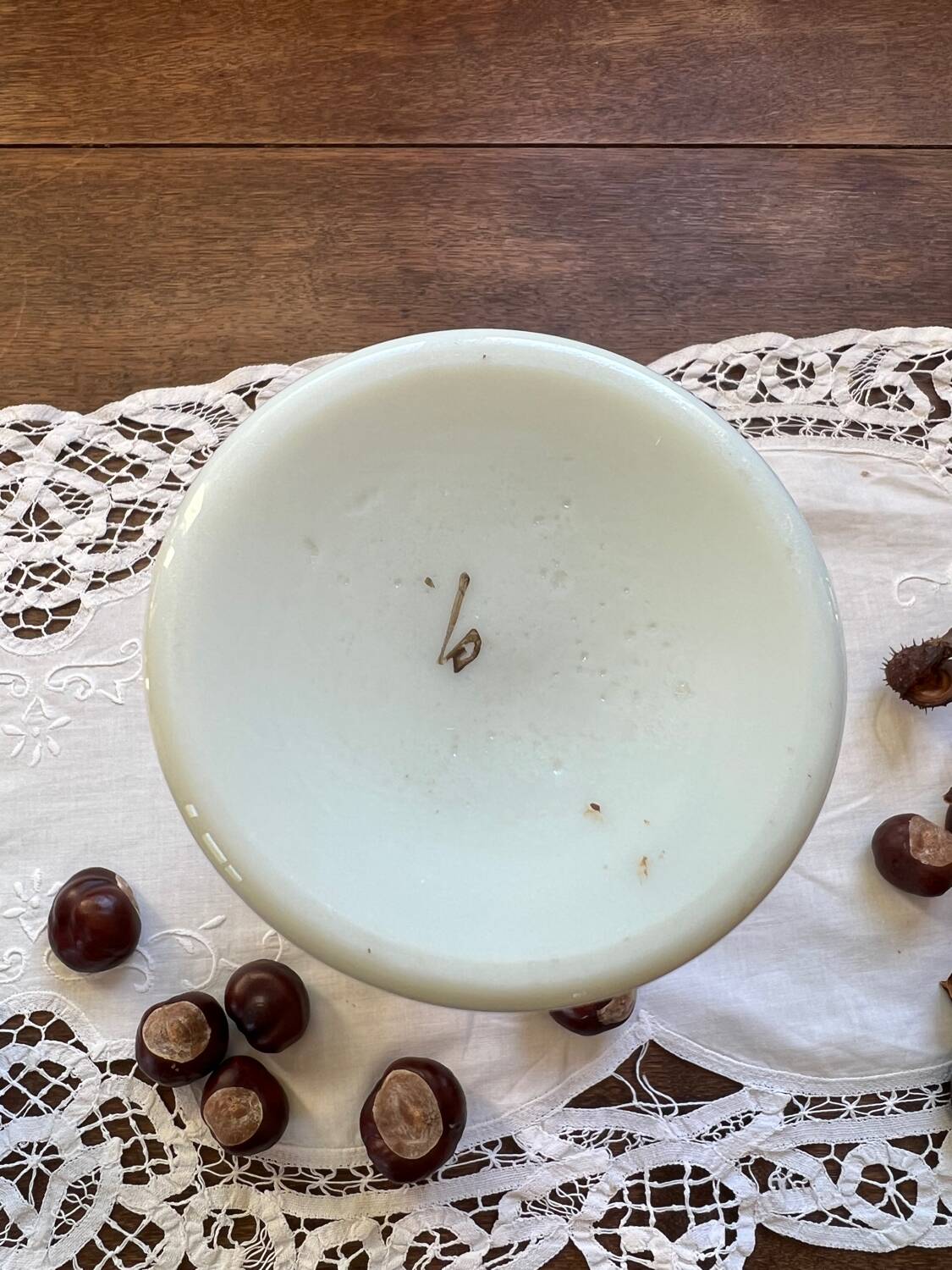 Pair of 19th century opaline glass vases signed