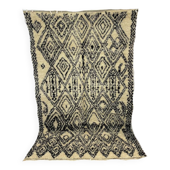 Handmade Moroccan Berber carpet 244 x 146 CM