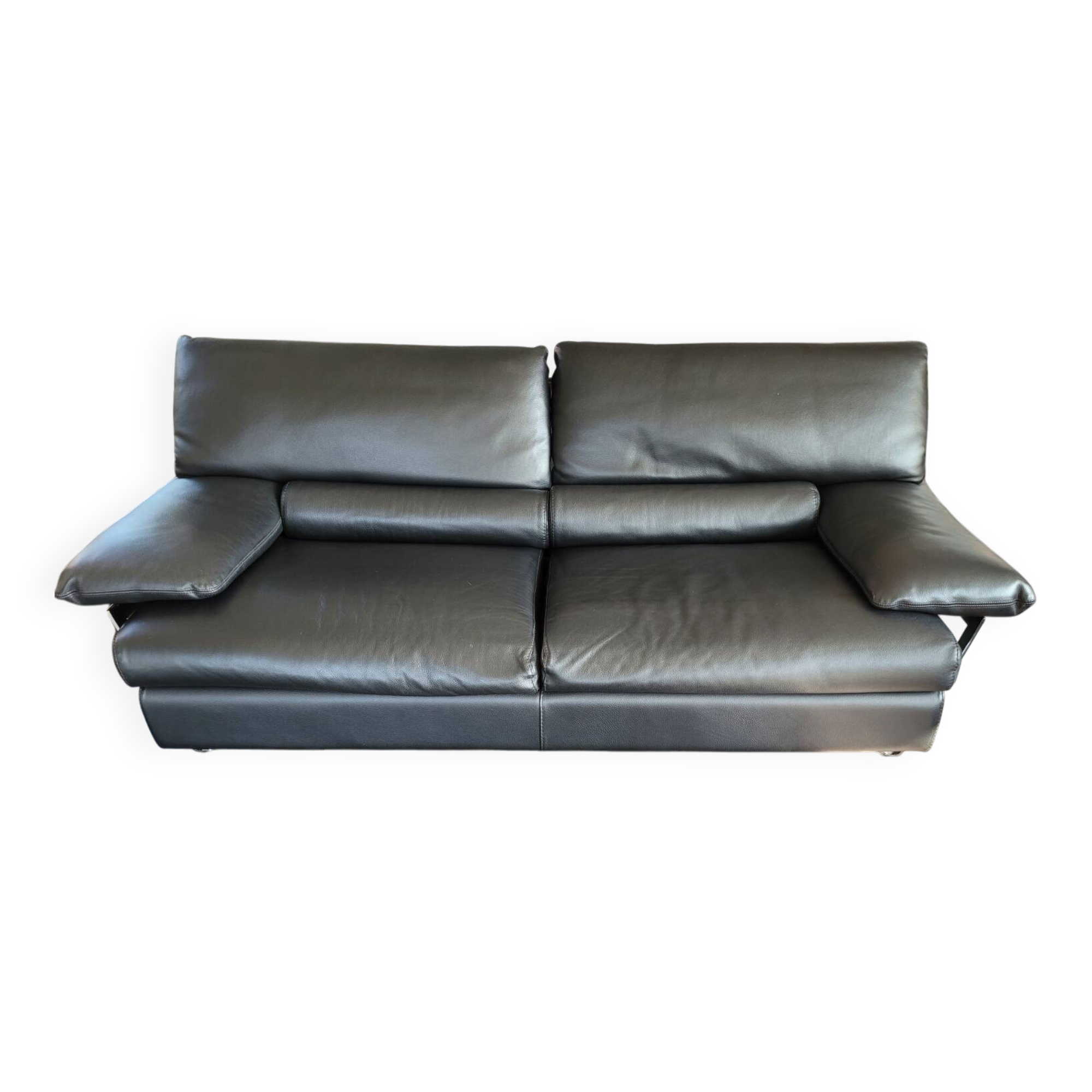 3-seater leather sofa