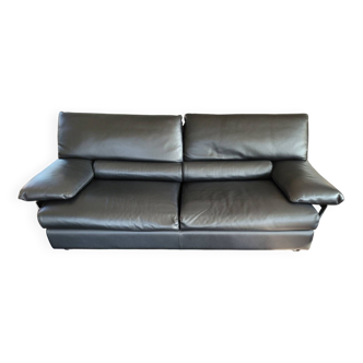 3-seater leather sofa