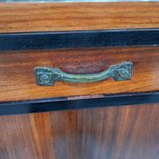 Vitrine / bibliothèque d'appui époque Art Déco en palissandre et bois