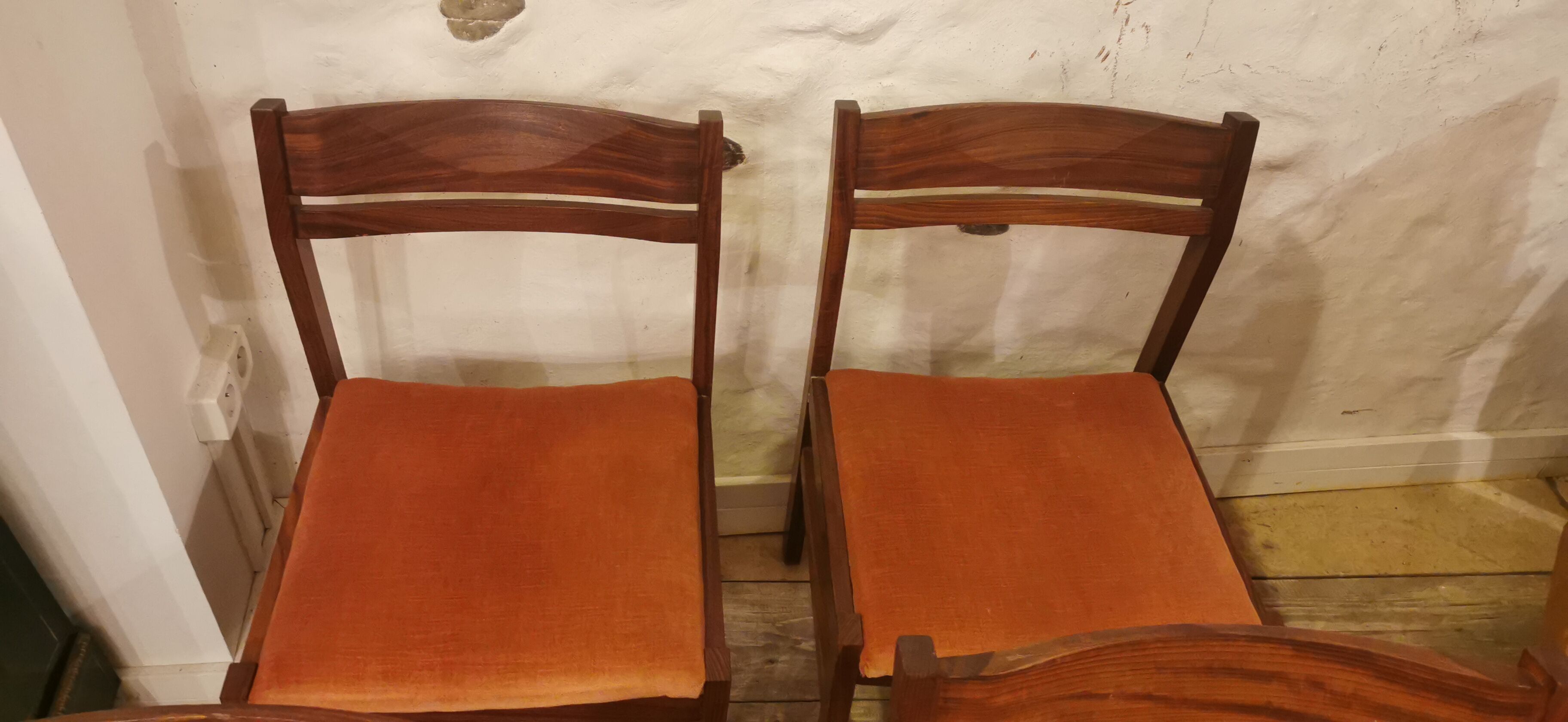 Set of 4 Danish Scandinavian chairs