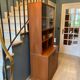 Library vintage teak showcase 1960