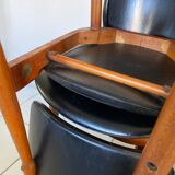 suite of 4 chairs from the 60s, "pegasus" model, from Baumann.