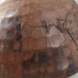 Ancient peulh calabash african art primitive arts vintage / africa / mid-century