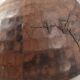 Ancient peulh calabash african art primitive arts vintage / africa / mid-century