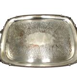 English silver plated tray