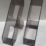 2 x Magazine holder Helit design Walter Zweischegg 70s