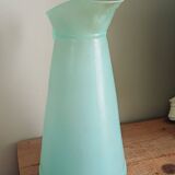 Broc en verre vert d'eau, années 70