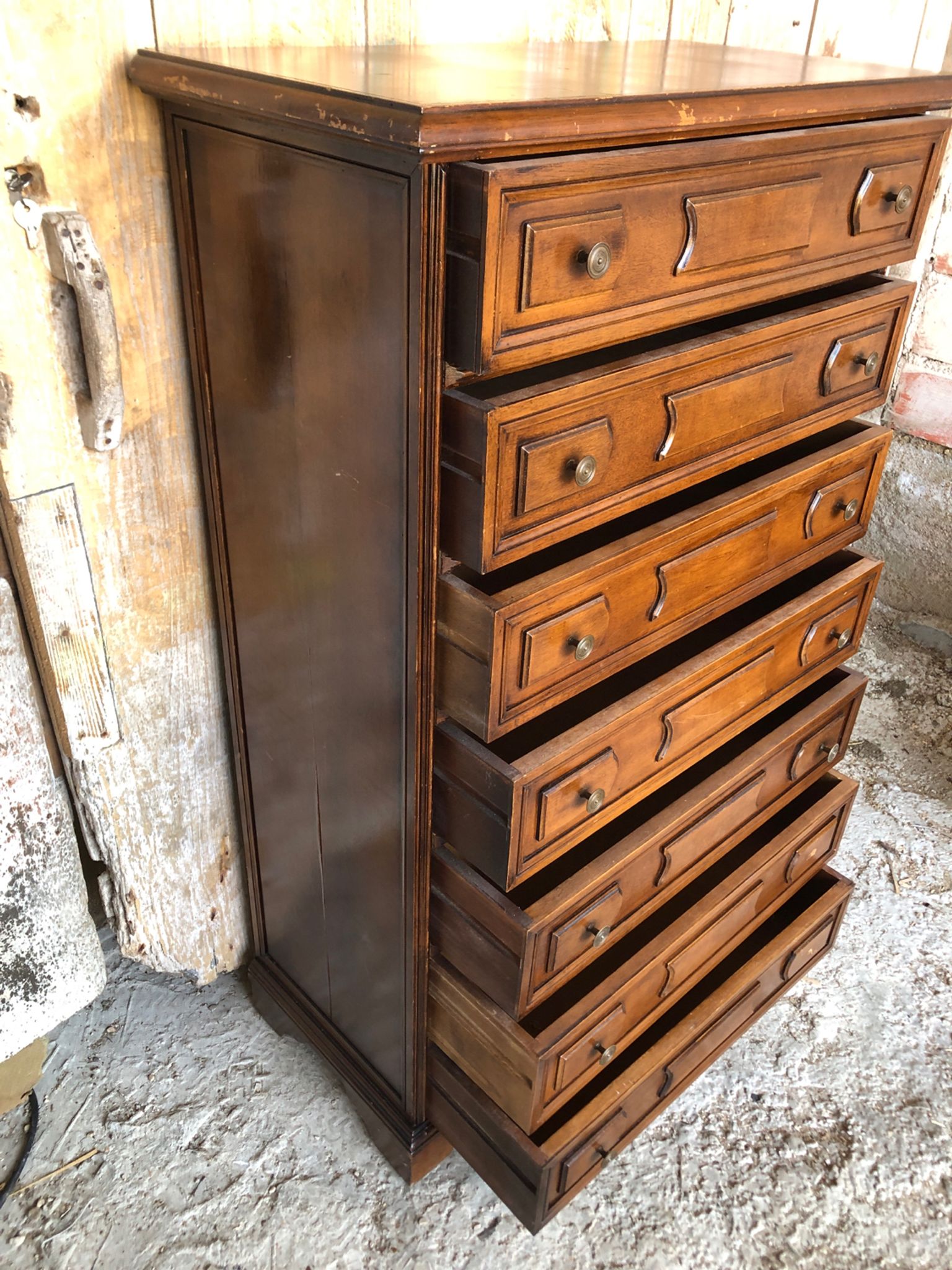 Chest of drawers and bedside tables