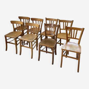 8 chaises de bistrot Luterma