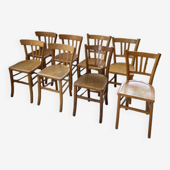 8 Luterma bistro chairs