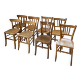8 chaises de bistrot Luterma