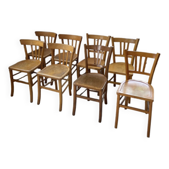 8 chaises de bistrot Luterma