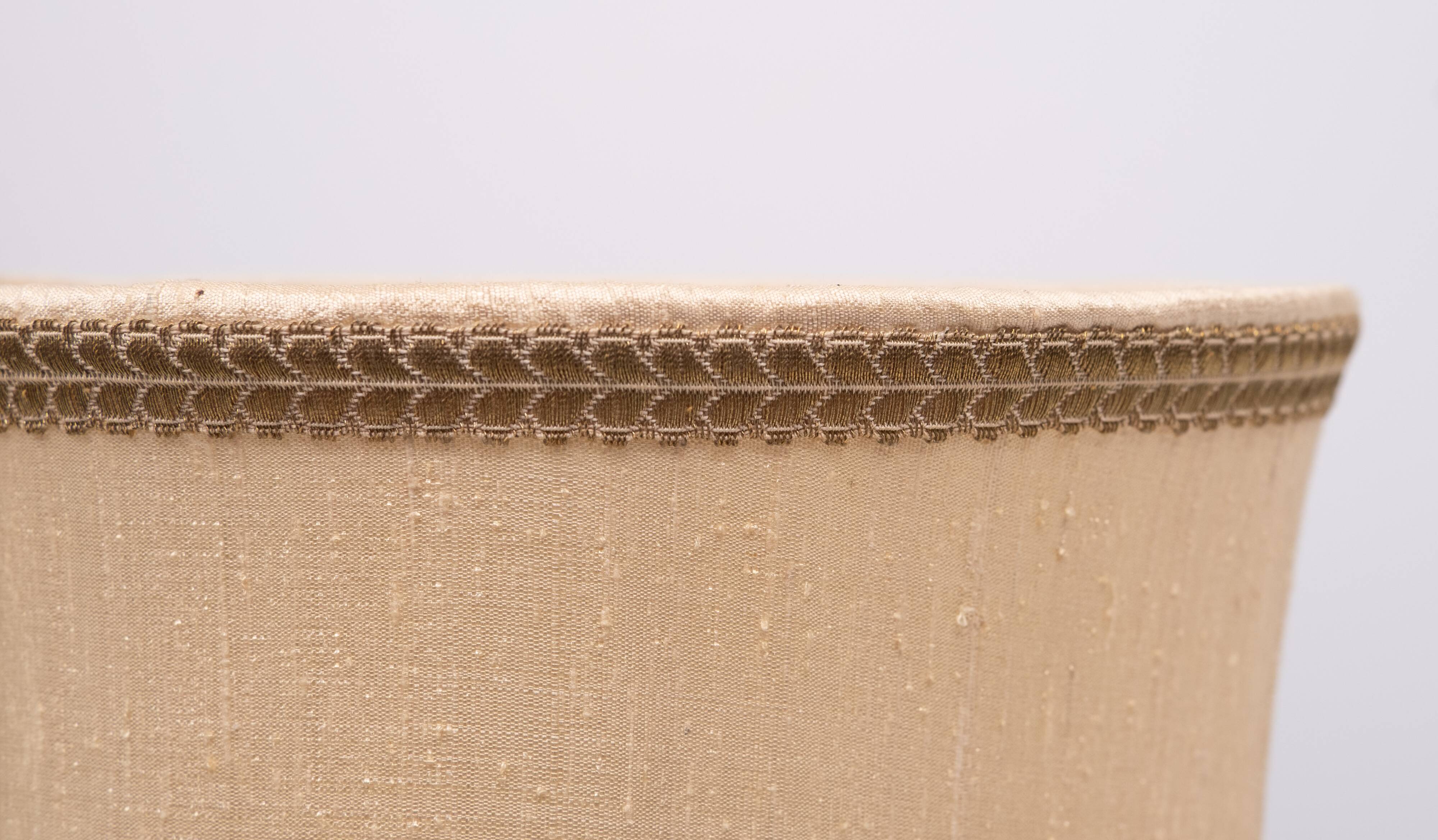 set solid Brass Gothic Revival Table Lamps 1950s