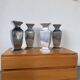 Set 4 vases en fonte d’aluminium