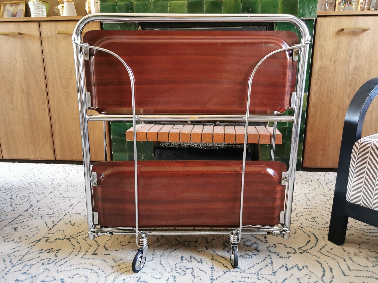 Vintage folding trolley