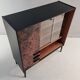 Vintage Brown Display Cabinet, 1970s