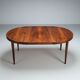 Kai Kristiansen dining table in rosewood Villy Schou Andersen Denmark 1960