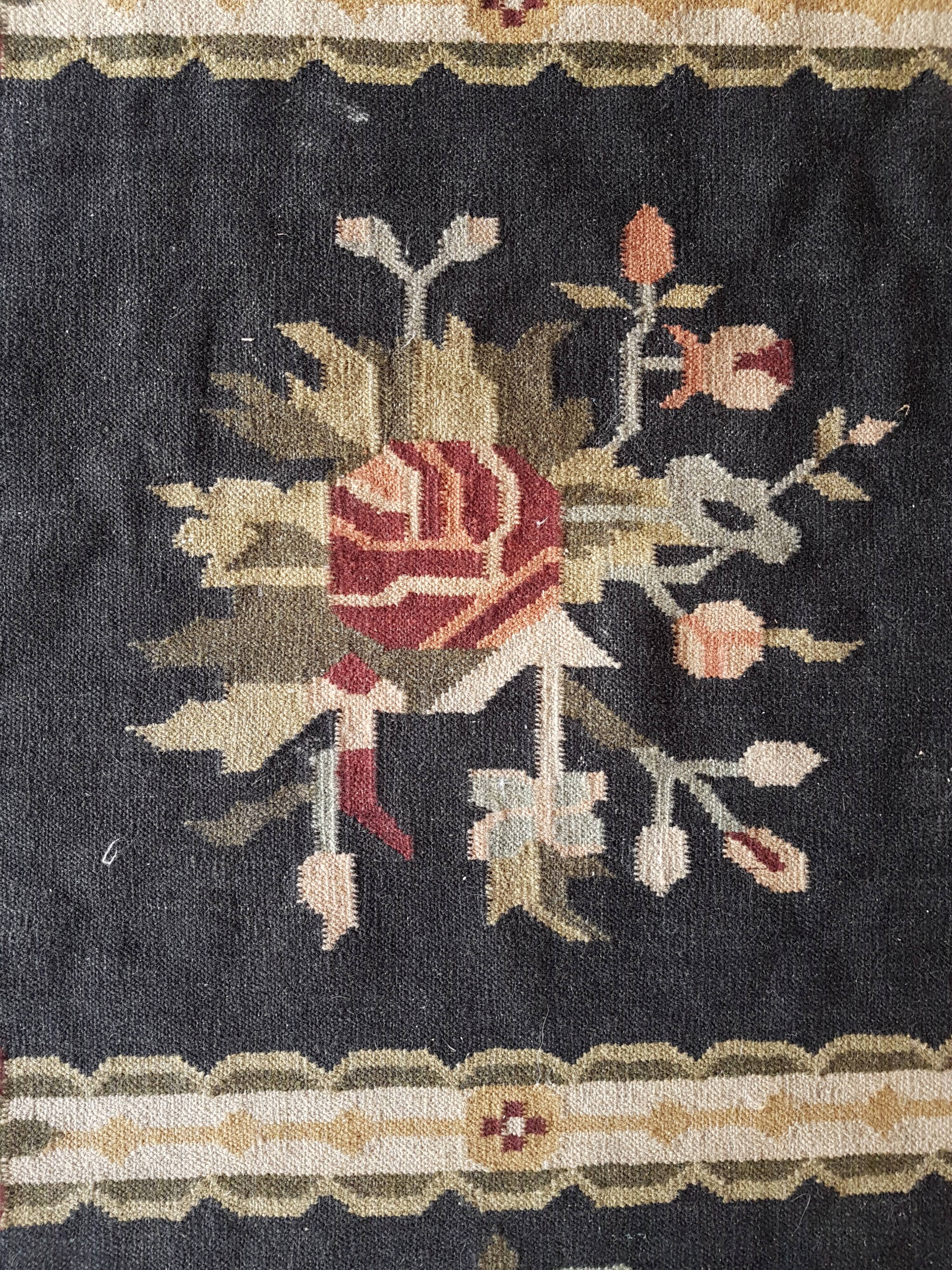 Killim wool carpet 305x260 cm