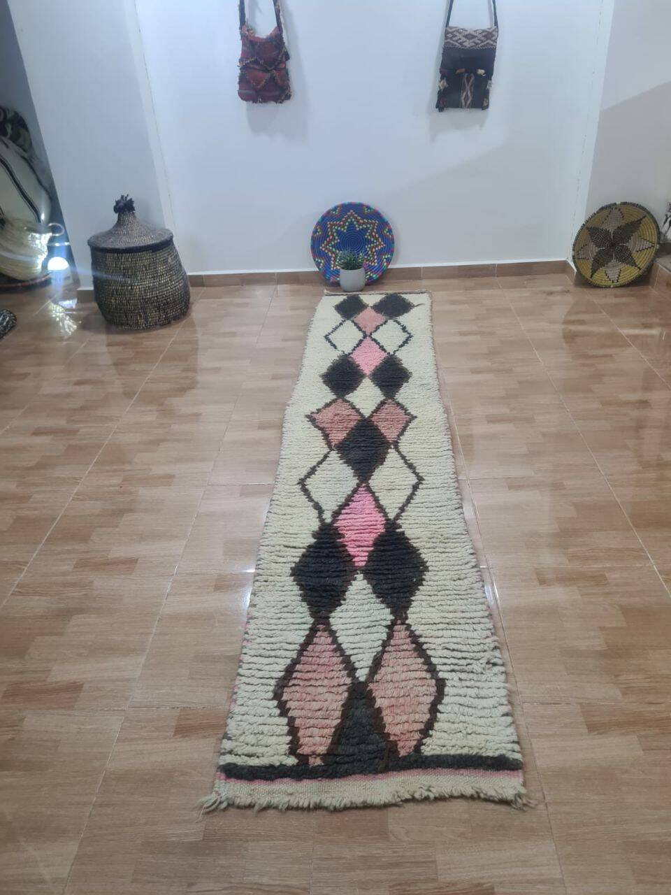 Handmade Berber hallway rug