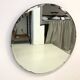 Art Deco Style Round Beveled Mirror
