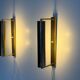 Pair of brass wall lights with adjustable heads from the mid-20th century, 1960, Germany.