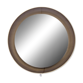 back lid Mirror by Mathieu Matégot for Artimeta, 1950s .