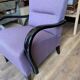 Art Deco Lilac Armchair, 1920s
