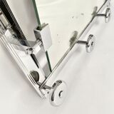 Art deco mirror coat rack