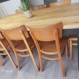 Set of 10 Thonet bistro chairs