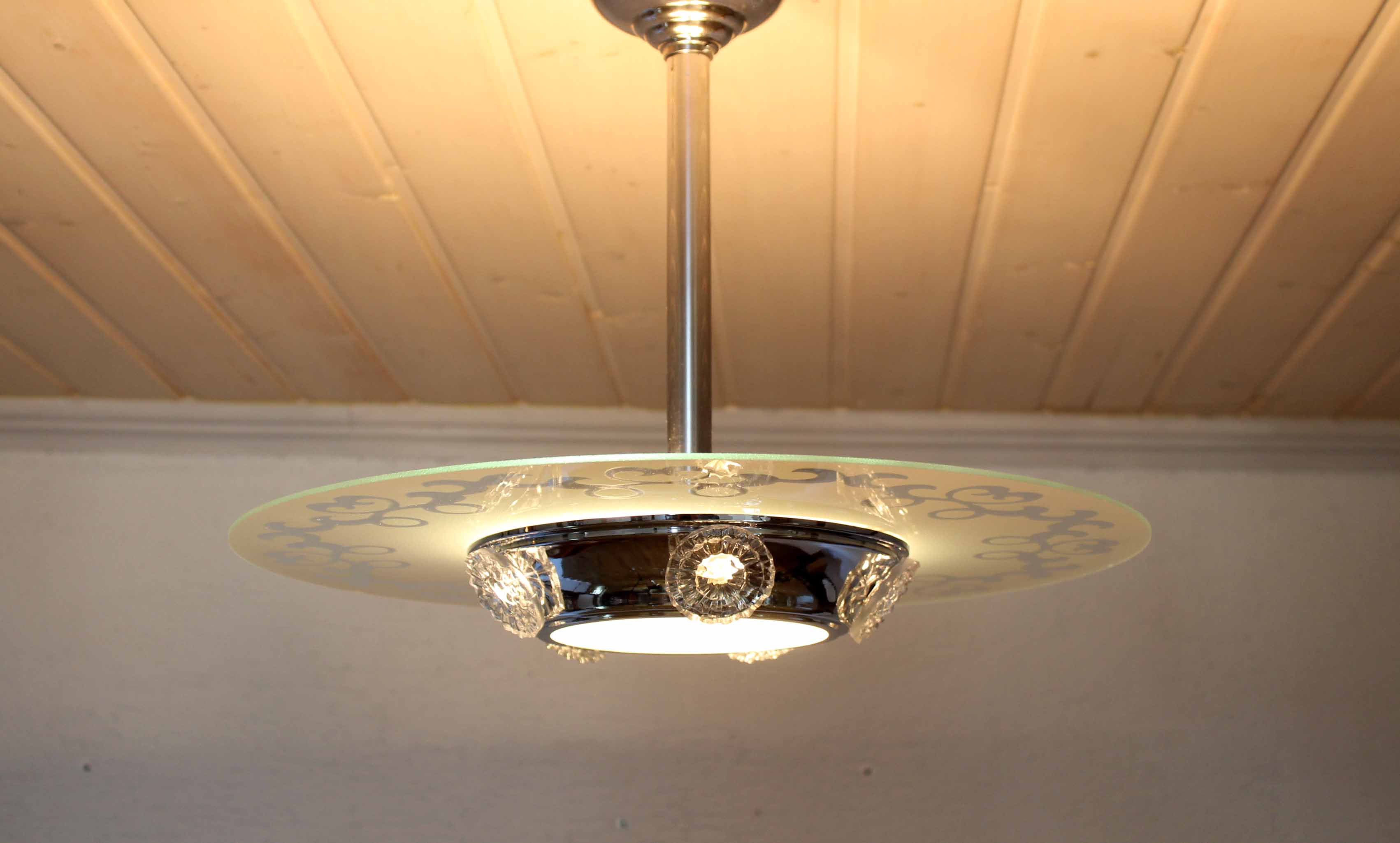 Art deco chandelier 1930s