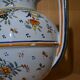 Amphora vase Rouen handmade decoration