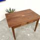Solid cherry wood desk with spindle legs