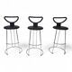 Fasem Italia 3-piece set of postmodern bar stools by Nobu Tanigawa, 1990