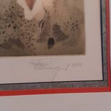Alfred Steinmetzer (1918-2007), abstract composition, signed and dated etching