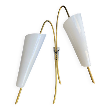 Large wall light by Hanns Hoffmann-Lederer, 1950s
