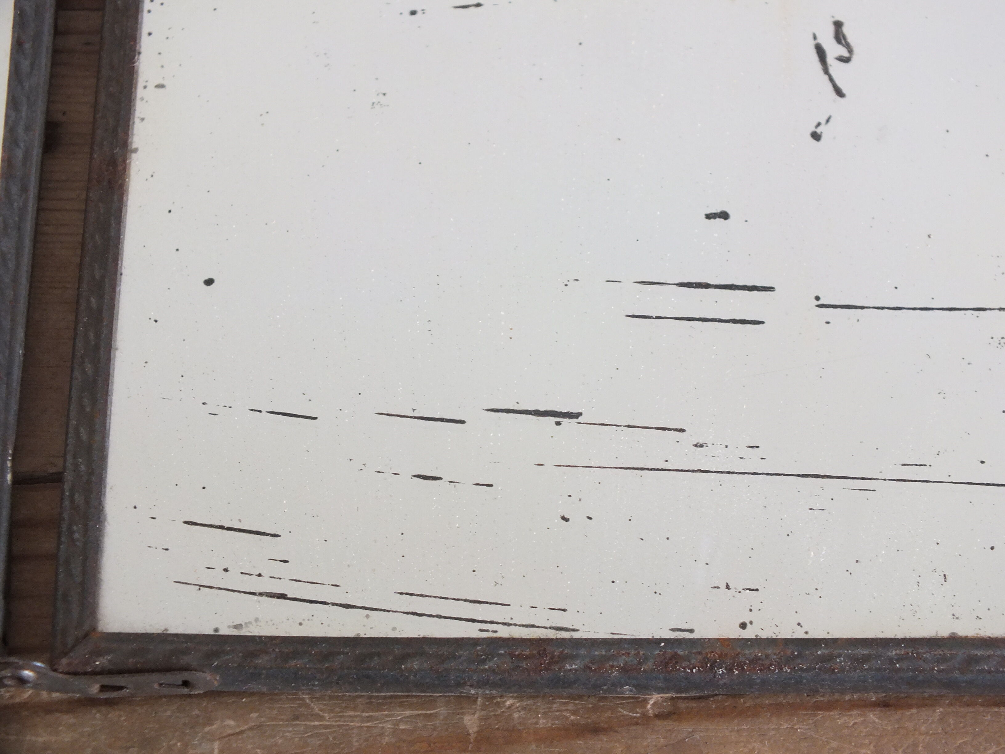 Triptych mirror 42x15cm