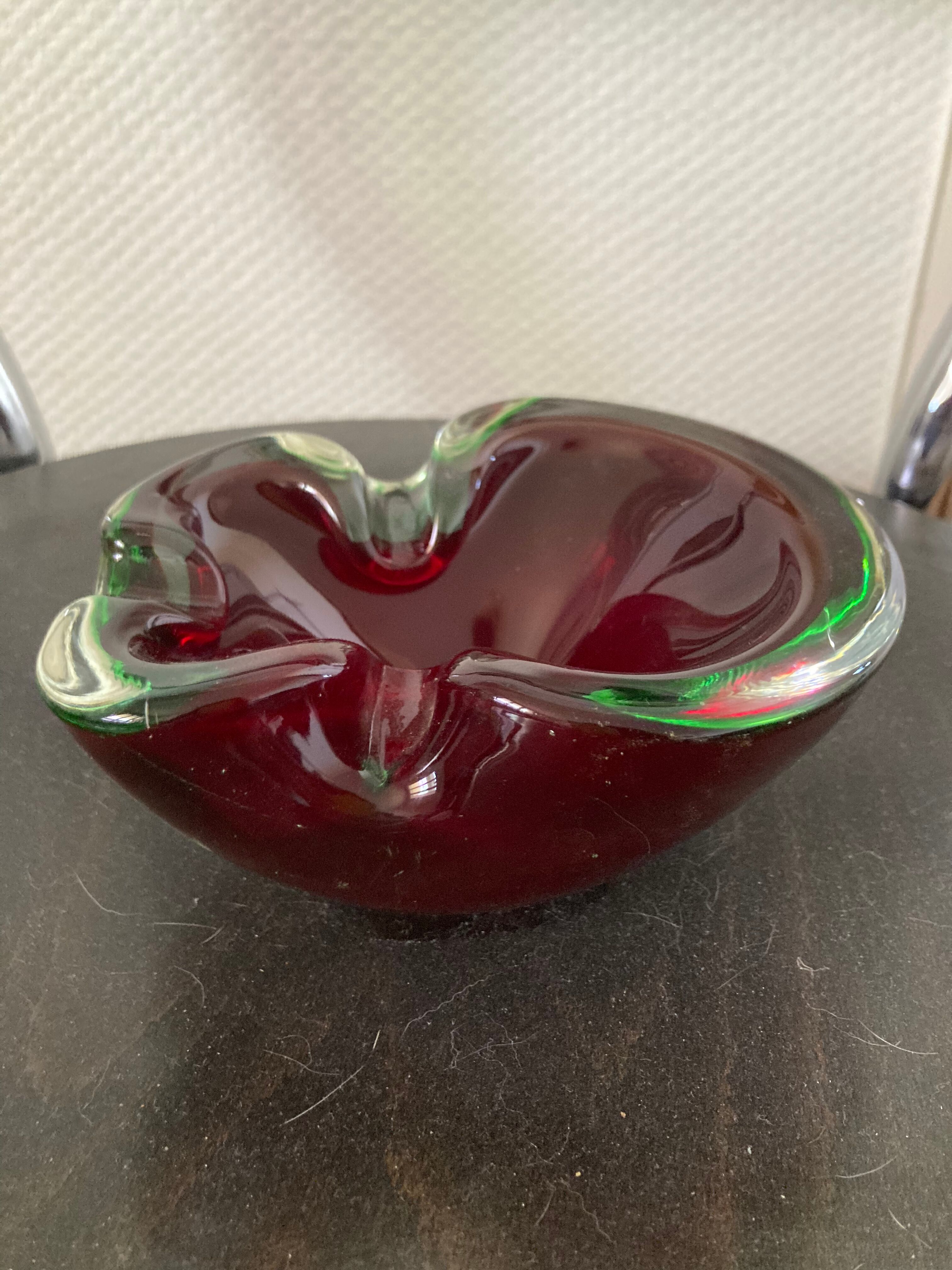 Murano glass ashtray